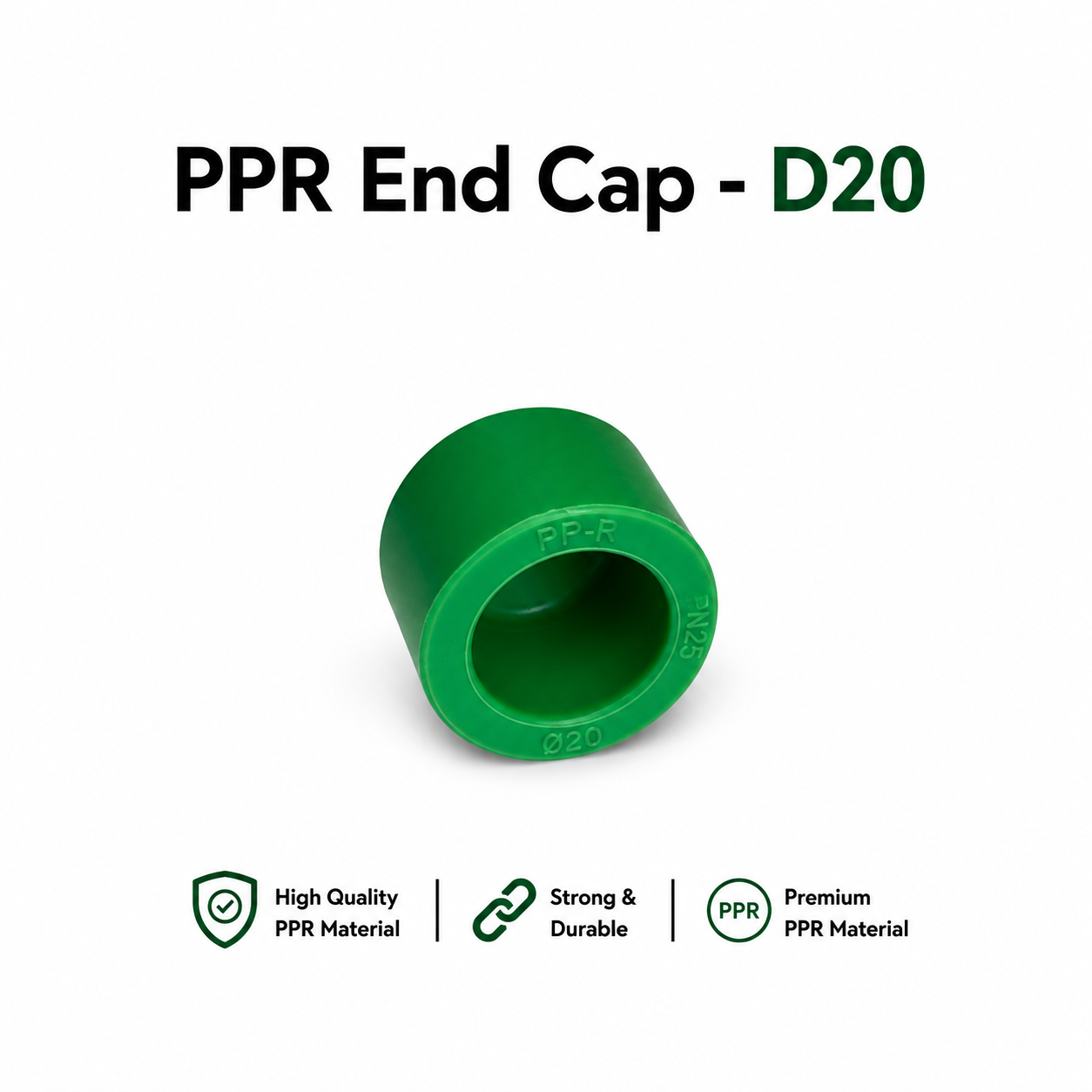 PP-R End Cap - D20